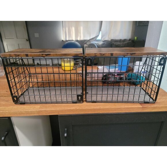 New 2-Tier Wall-Mounted Fruit Basket for Potato & Onion Storage with Lid - Picture 6 of 15